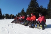 Student trip - sledges on the Black mountain Student trip - sledges on the Black mountain